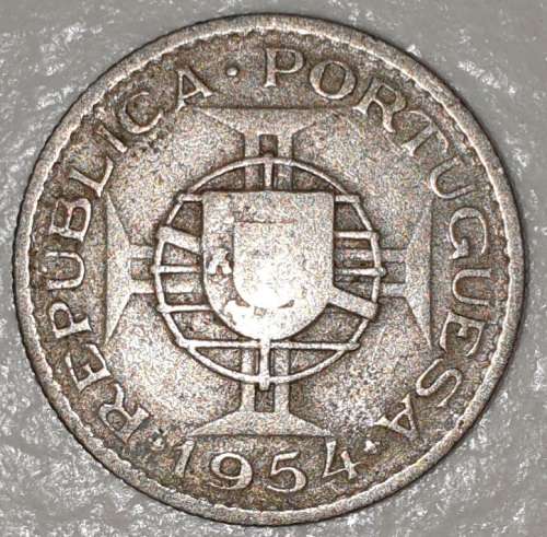 1954 - 2.5 ESCUDOS - MOCAMBIQUE - MOZAMBIQUE - (Copper-Nickel)